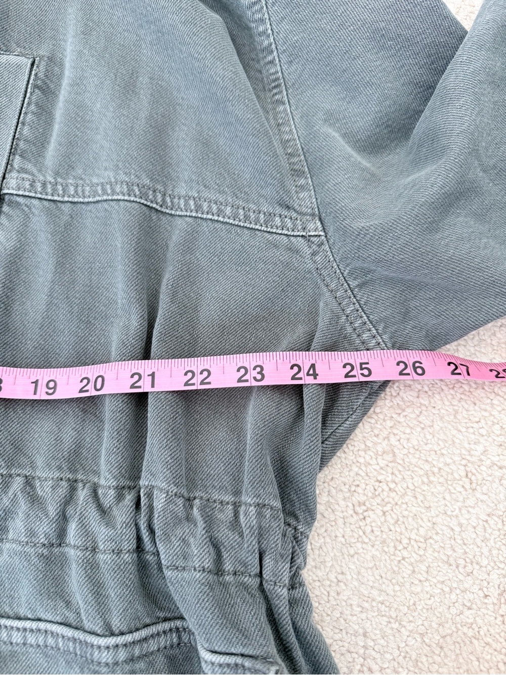 Zara Denim Utility Jacket in Washed Charcoal - Picture 14 of 16